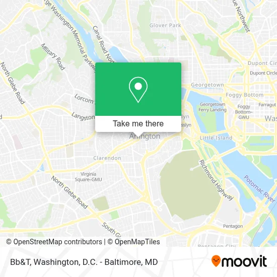 Bb&T map