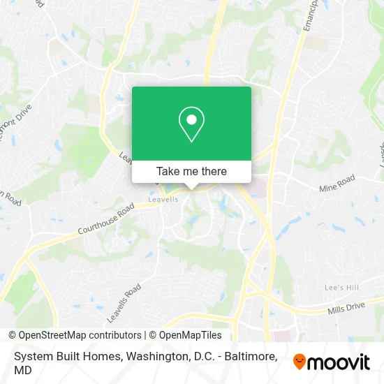 System Built Homes map