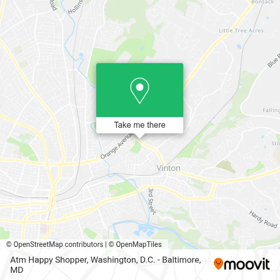 Atm Happy Shopper map