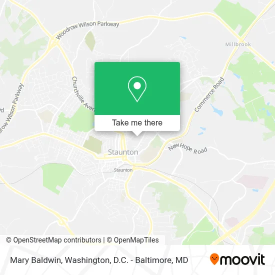 Mary Baldwin map