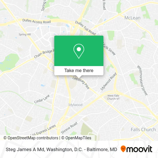 Steg James A Md map