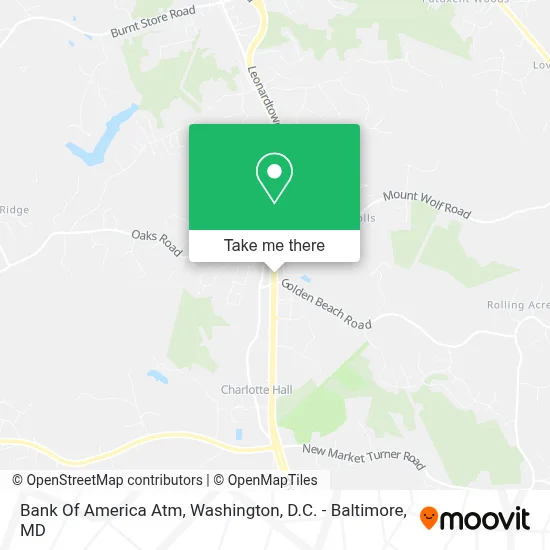 Bank Of America Atm map