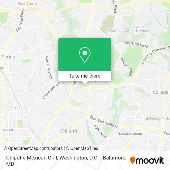 Chipotle Mexican Grill map
