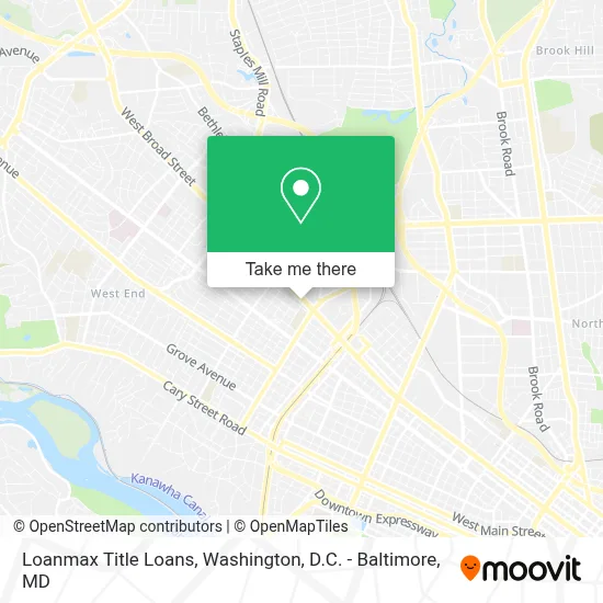 Loanmax Title Loans map