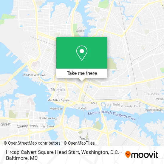 Hrcap Calvert Square Head Start map