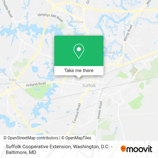 Suffolk Cooperative Extension map
