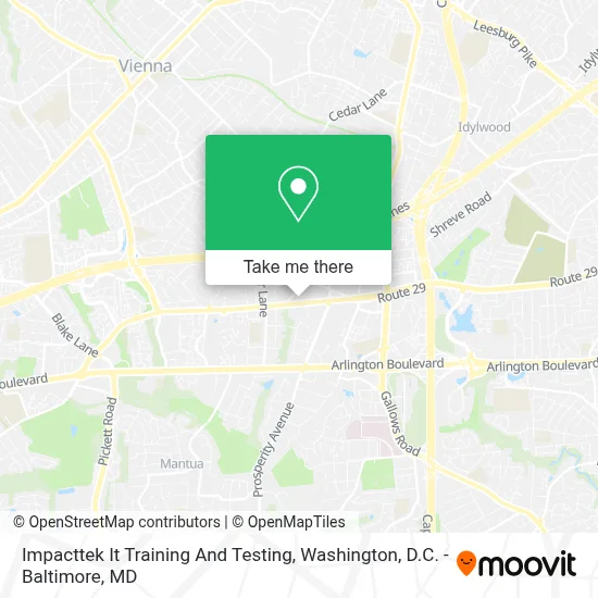 Impacttek It Training And Testing map