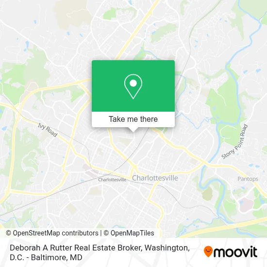 Deborah A Rutter Real Estate Broker map