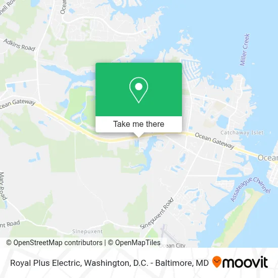 Royal Plus Electric map