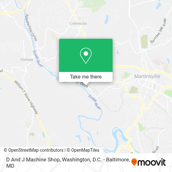 D And J Machine Shop map