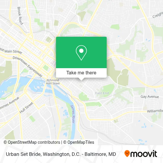 Urban Set Bride map