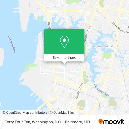 Forty Four Ten map