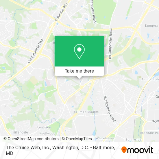 The Cruise Web, Inc. map