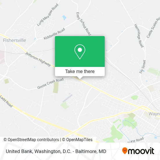 United Bank map