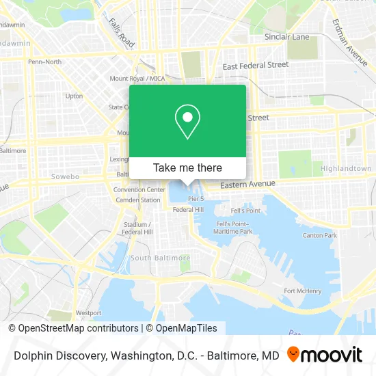 Dolphin Discovery map