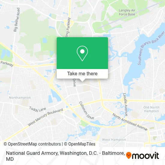 National Guard Armory map