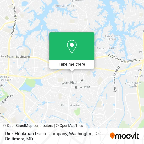 Rick Hockman Dance Company map