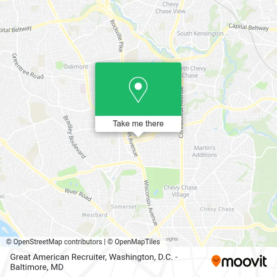Great American Recruiter map
