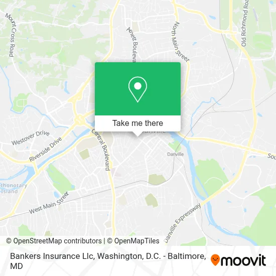 Bankers Insurance Llc map