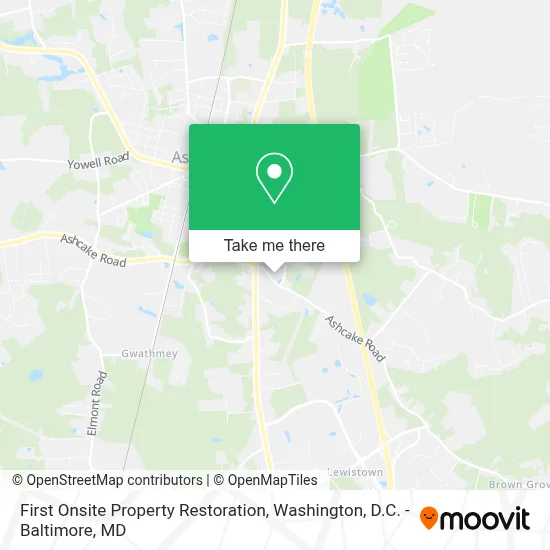 First Onsite Property Restoration map