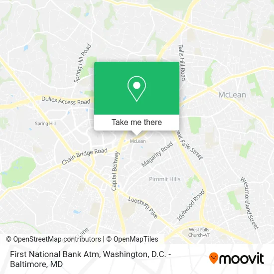 First National Bank Atm map