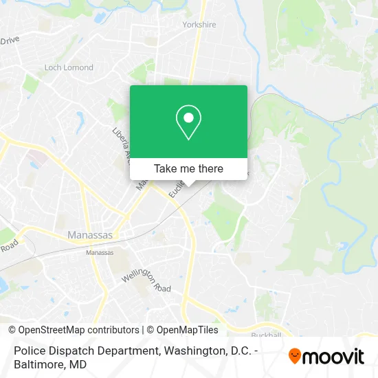Police Dispatch Department map