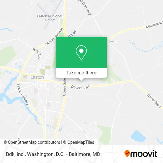 Bdk, Inc. map