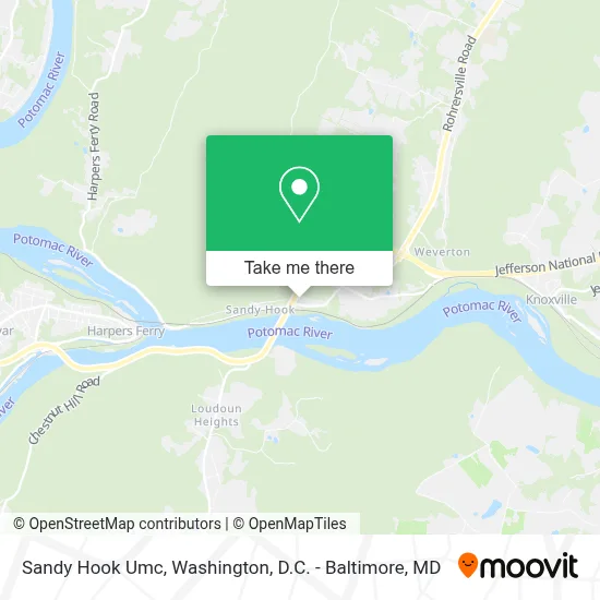 Sandy Hook Umc map