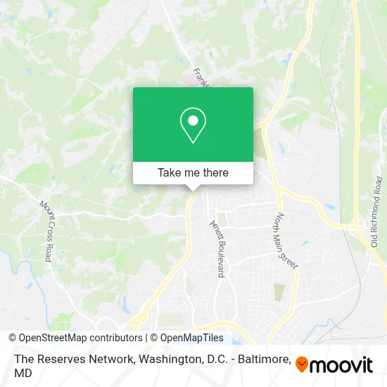 The Reserves Network map