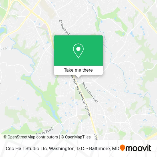 Cnc Hair Studio Llc map