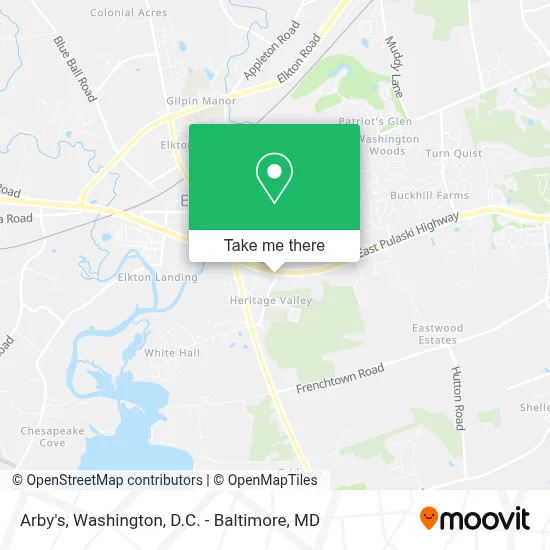 Arby's map