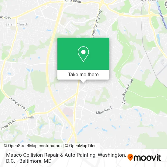 Maaco Collision Repair & Auto Painting map