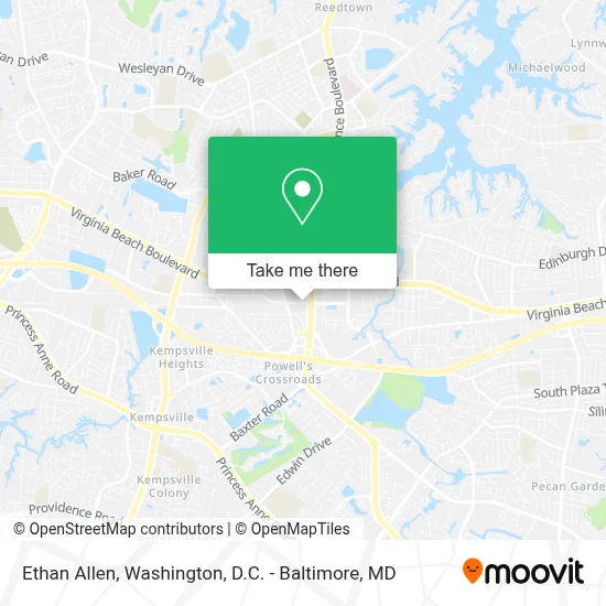 Ethan Allen map