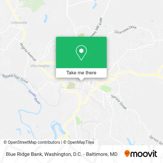 Blue Ridge Bank map