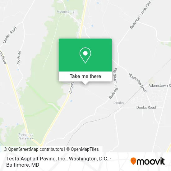 Testa Asphalt Paving, Inc. map