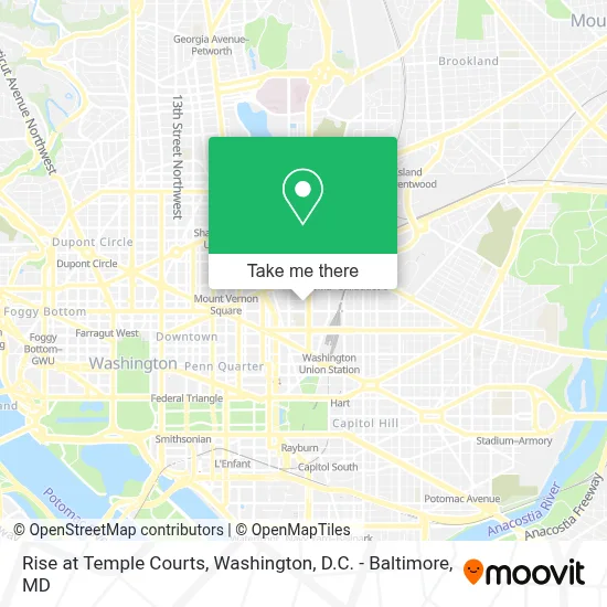 Rise at Temple Courts map