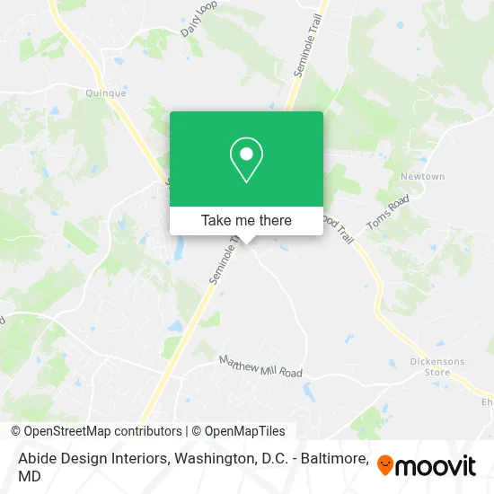 Abide Design Interiors map