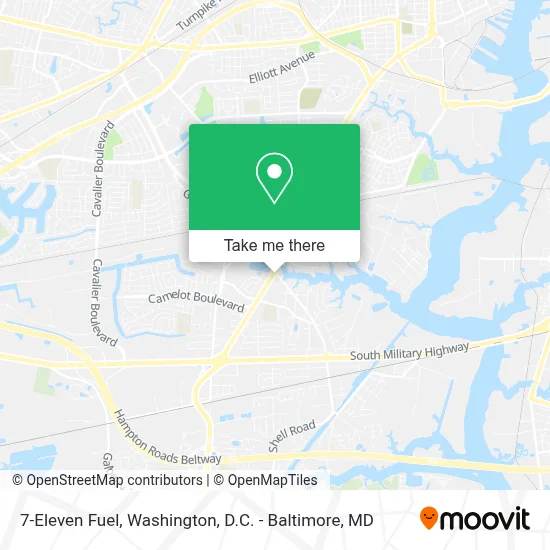 7-Eleven Fuel map