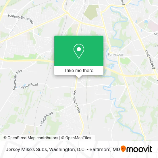 Jersey Mike's Subs map