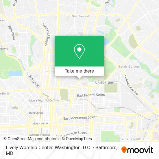 Lively Worship Center map