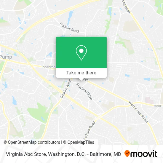 Virginia Abc Store map