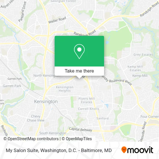 My Salon Suite map