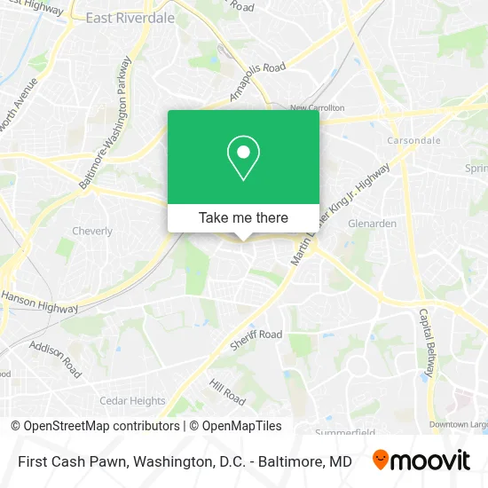 First Cash Pawn map