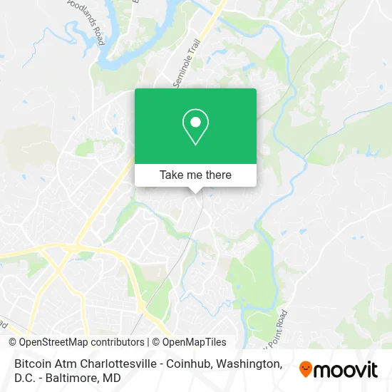 Bitcoin Atm Charlottesville - Coinhub map