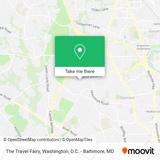 The Travel Fairy map