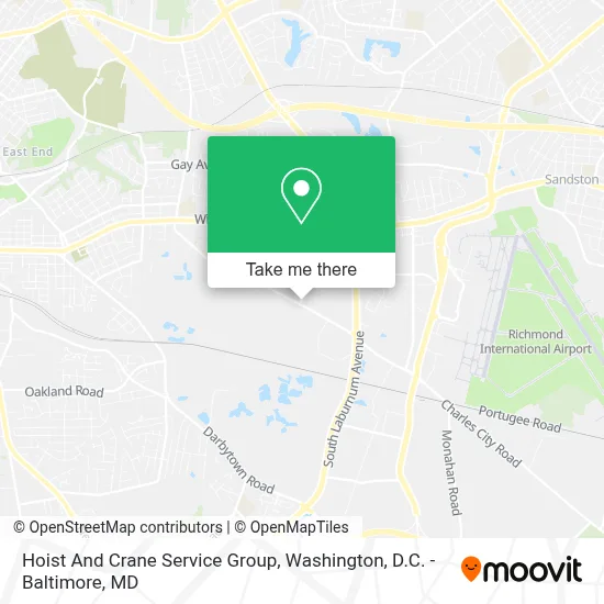Hoist And Crane Service Group map