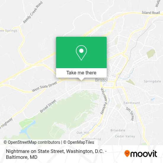 Nightmare on State Street map