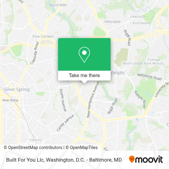 Built For You Llc map