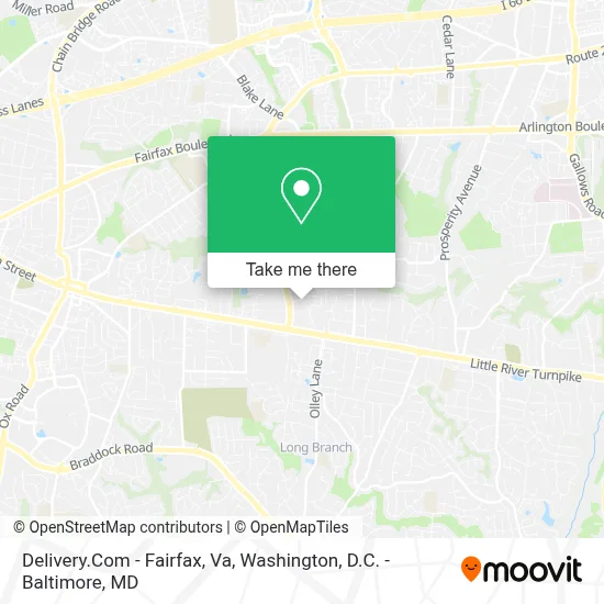 Delivery.Com - Fairfax, Va map