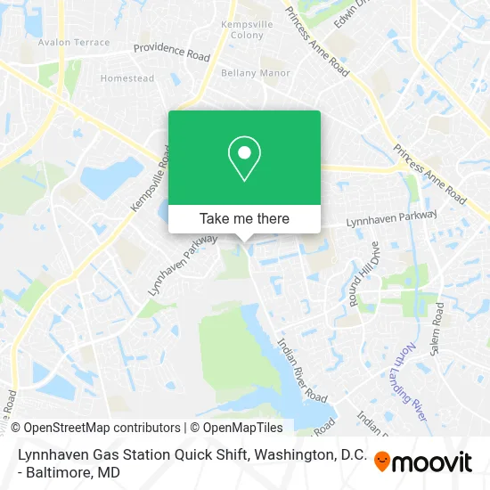 Lynnhaven Gas Station Quick Shift map